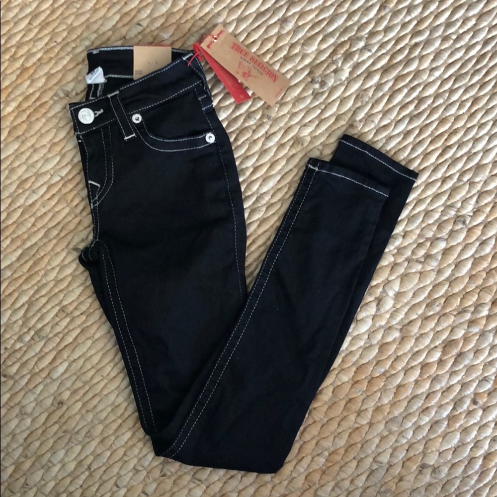 True Religion black denim